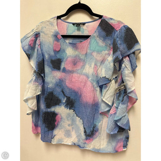 Top Short Sleeve By Zac And Rachel In Multi-colored, Size: Lp