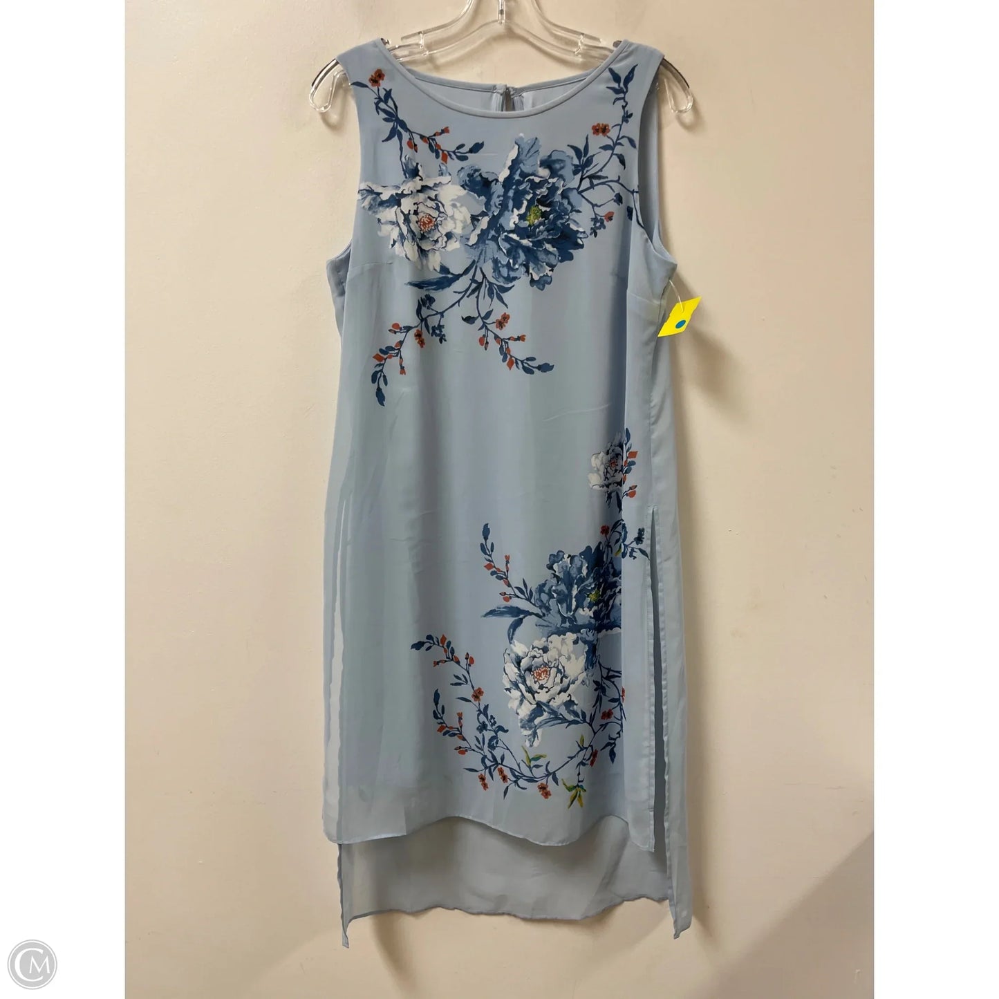 Dress Casual Midi By White House Black Market In Blue, Size: M