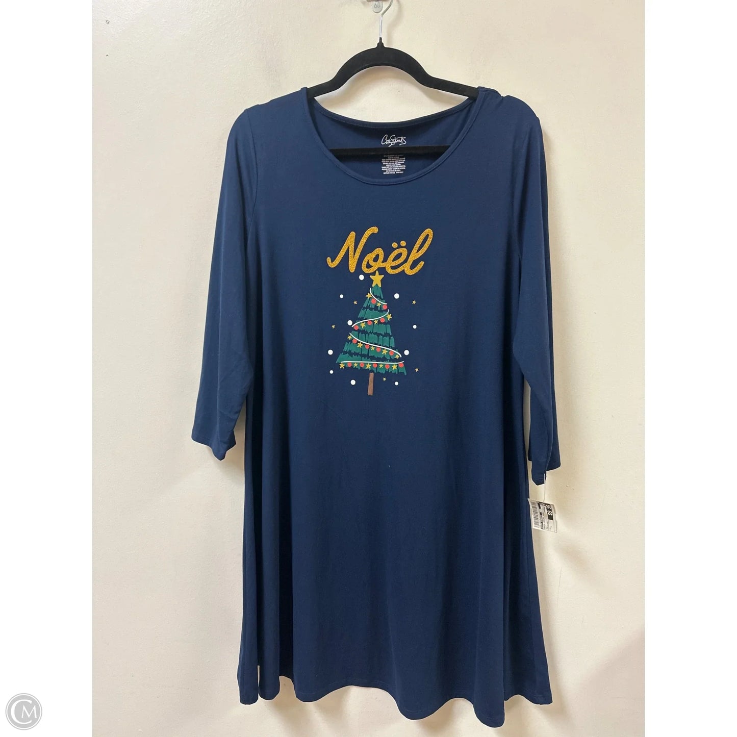 Dress Casual Midi By City Streets In Navy, Size: L