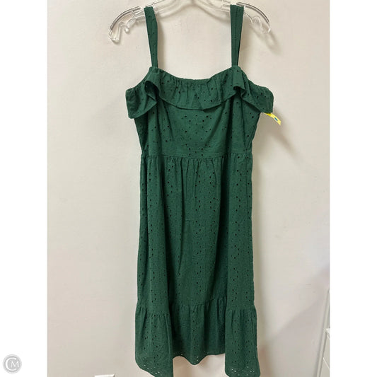 Dress Casual Midi By Loft In Green, Size: S