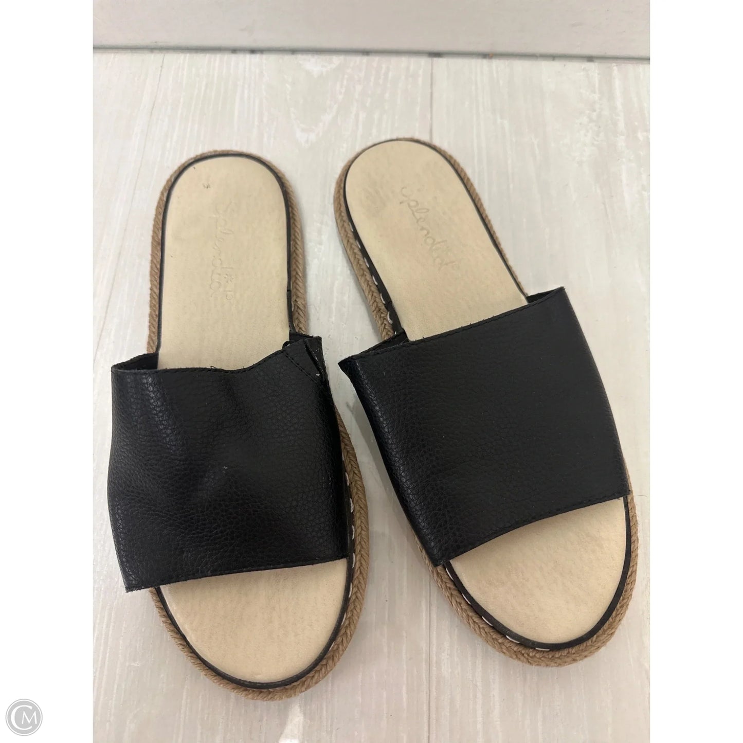 Sandals Flats By Splendid In Black, Size: 7.5