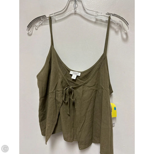 Top Sleeveless By Nordstrom In Green, Size: S