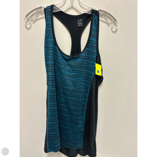 Athletic Tank Top By Champion In Black & Blue, Size: Xl