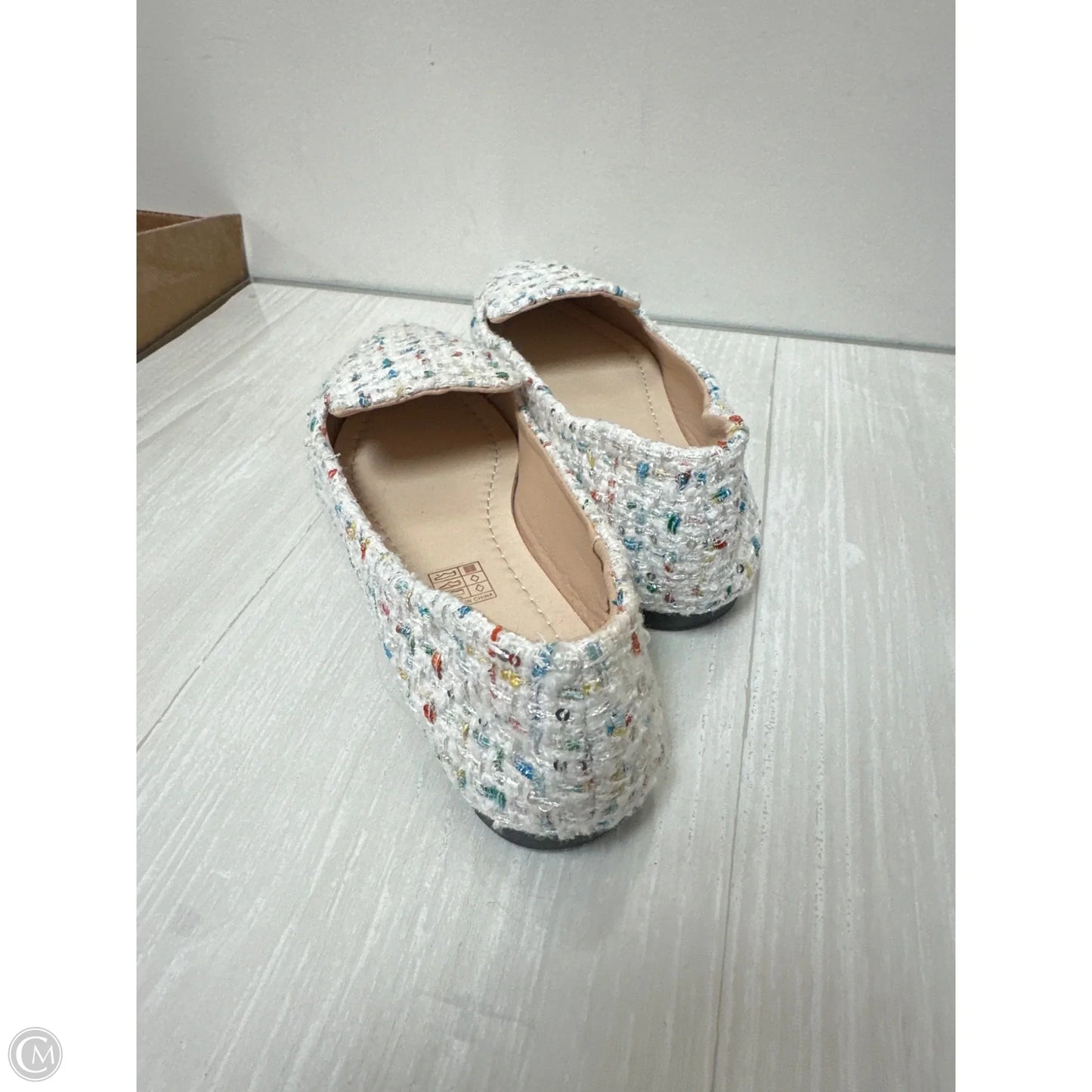 Shoes Flats By Clothes Mentor In Multi-colored, Size: 11.5