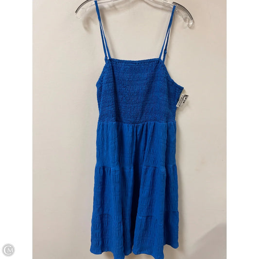 Dress Casual Midi By Clothes Mentor In Blue, Size: 3x