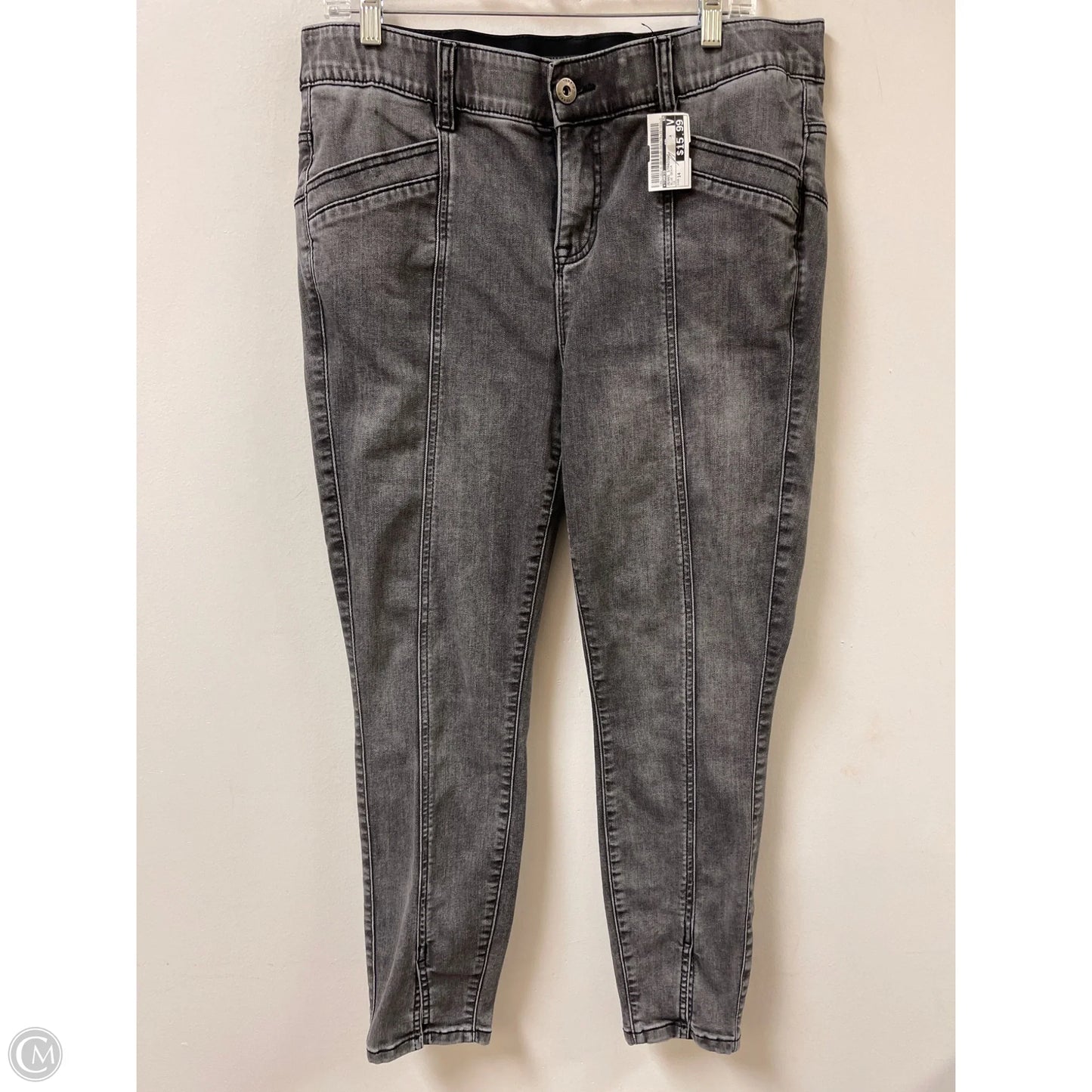 Jeans Straight By Torrid In Blue Denim, Size: 14