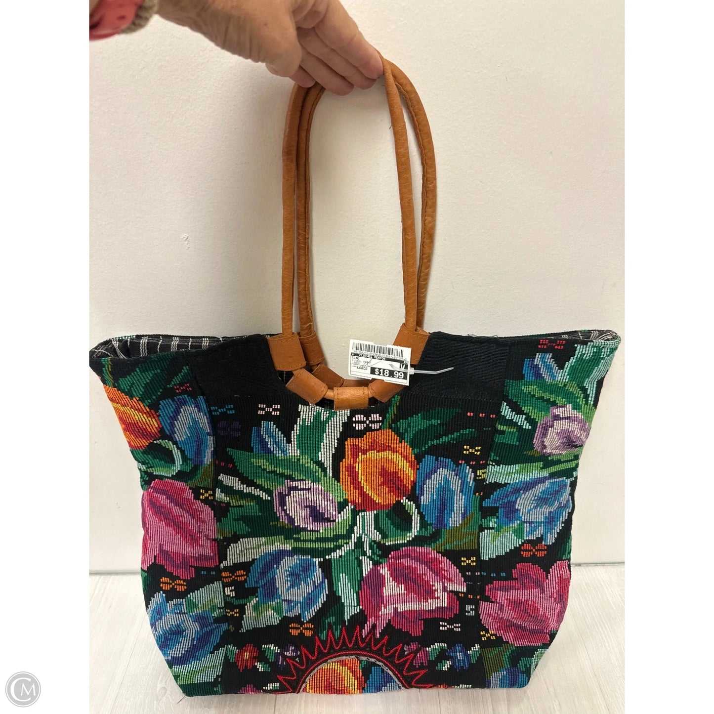 Tote By Clothes Mentor, Size: Large