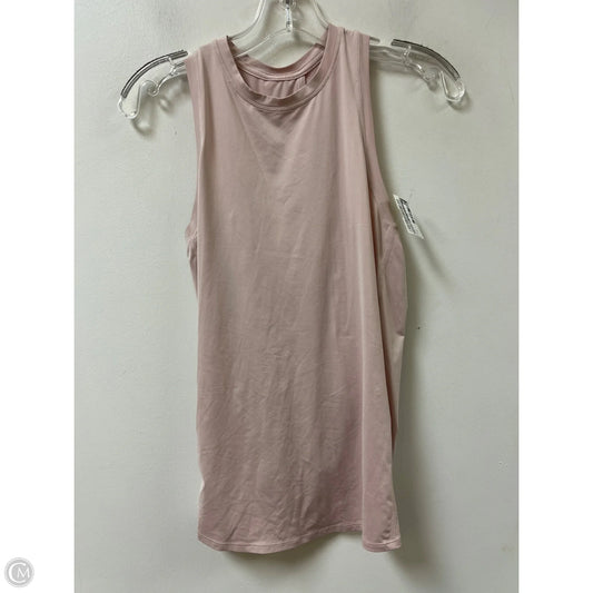 Athletic Tank Top By Lululemon In Pink, Size: M