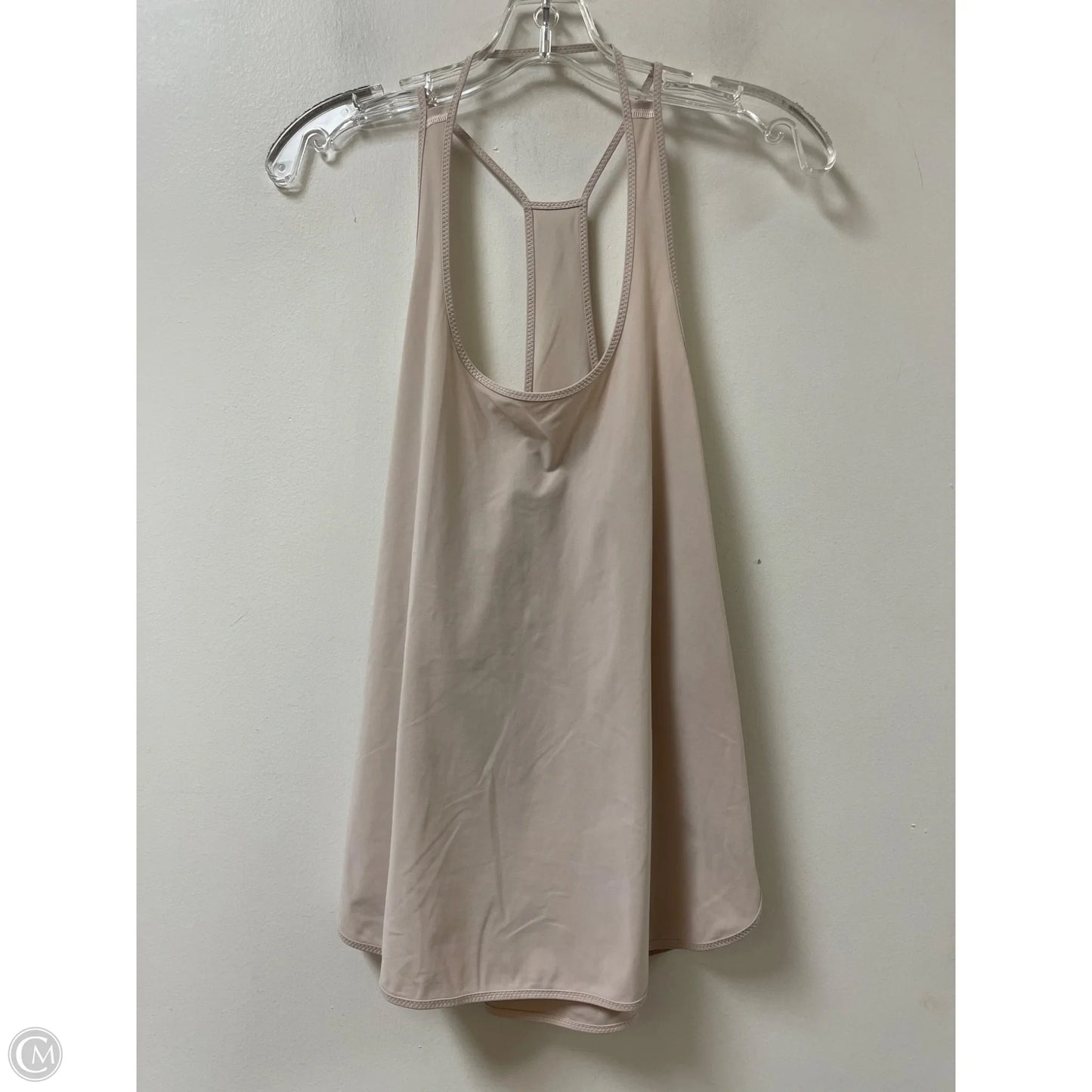 Athletic Tank Top By Lululemon In Cream, Size: L
