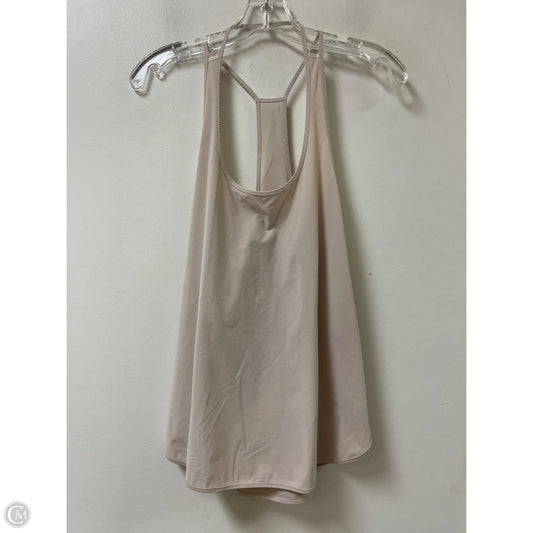 Athletic Tank Top By Lululemon In Cream, Size: L