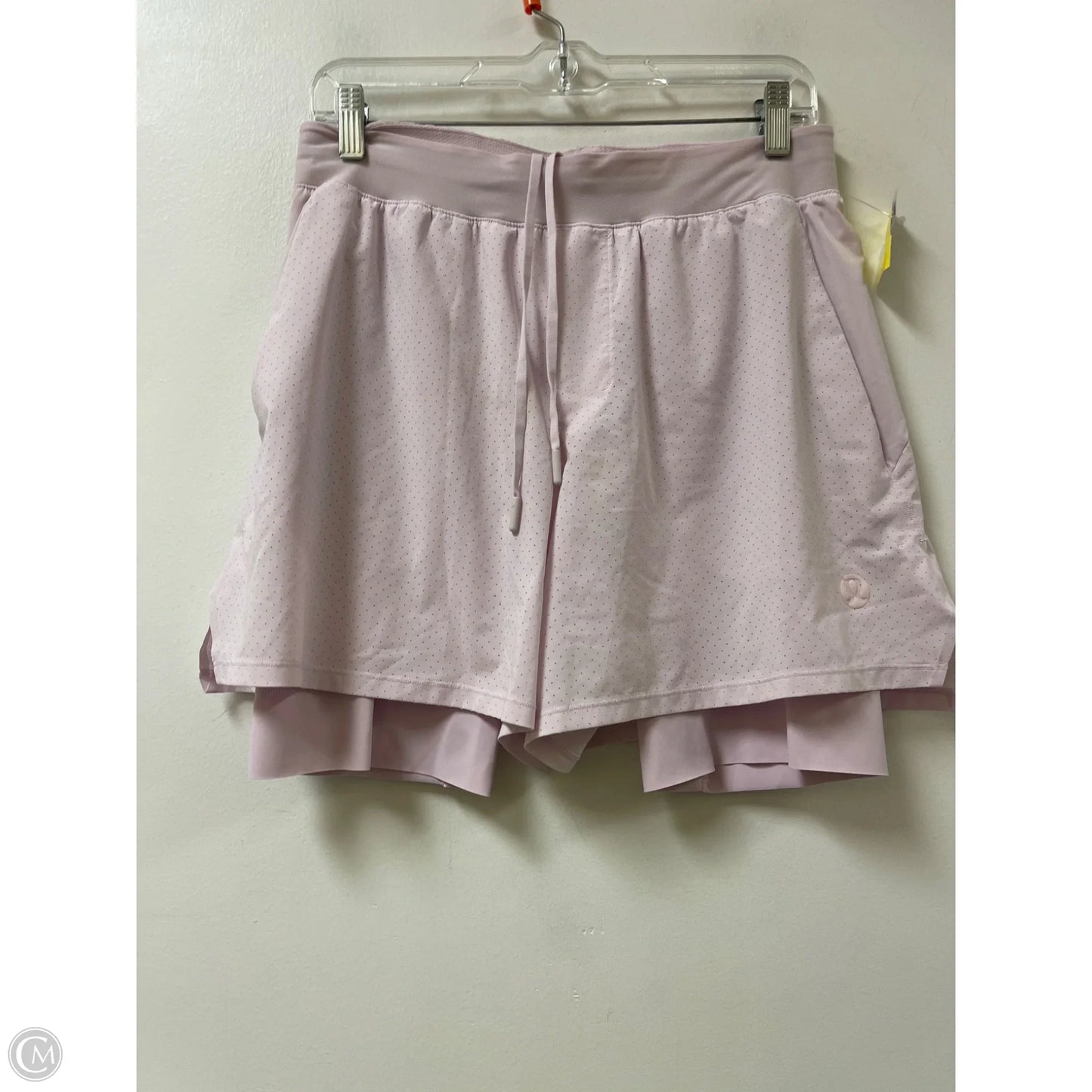 Athletic Shorts By Lululemon In Pink, Size: M