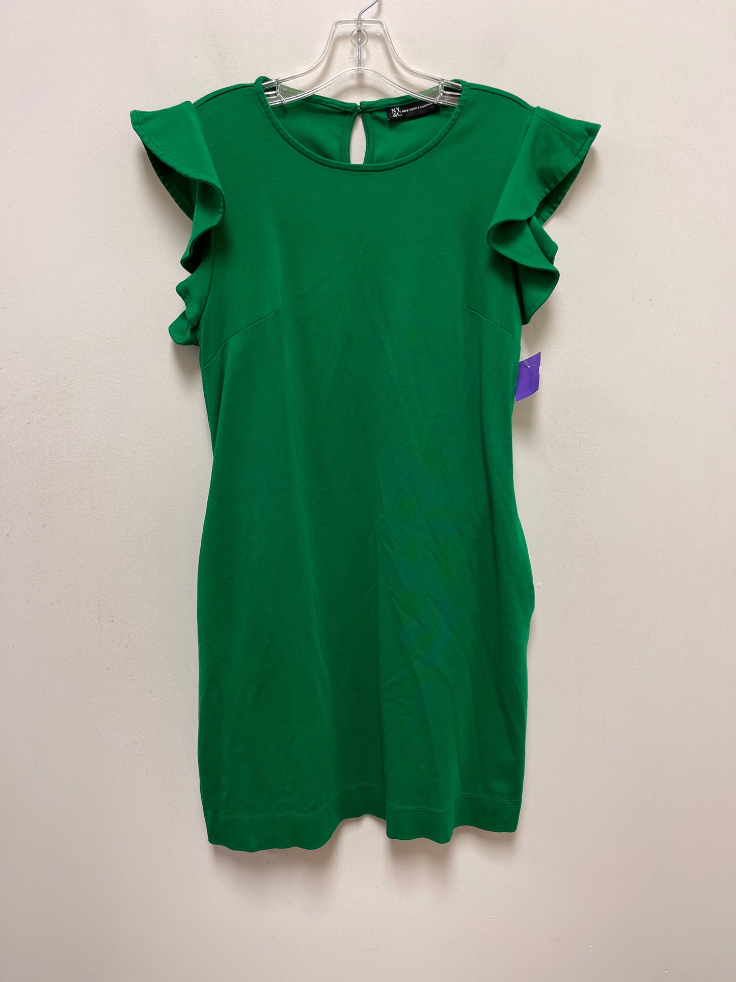 Green Dress Casual Midi New York And Co, Size M