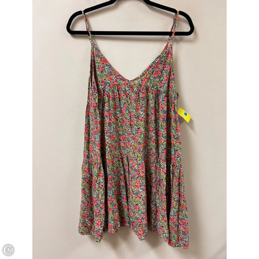 Top Sleeveless By Natural Life In Floral Print, Size: M