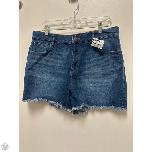 Shorts By Loft In Blue Denim, Size: 12