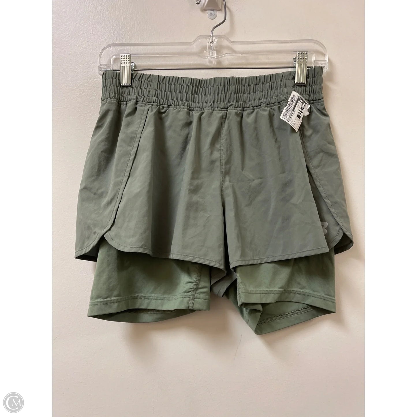 Athletic Shorts By New Balance In Green, Size: S