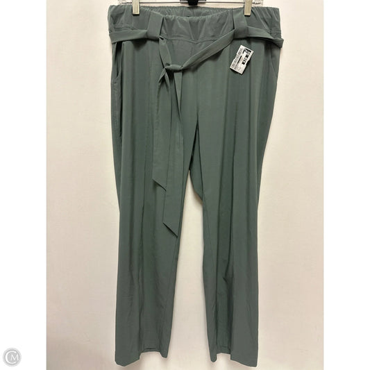 Athletic Pants By Athleta In Green, Size: 14