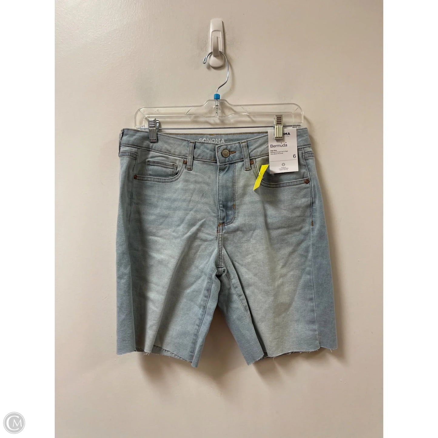Shorts By Sonoma In Blue Denim, Size: 6