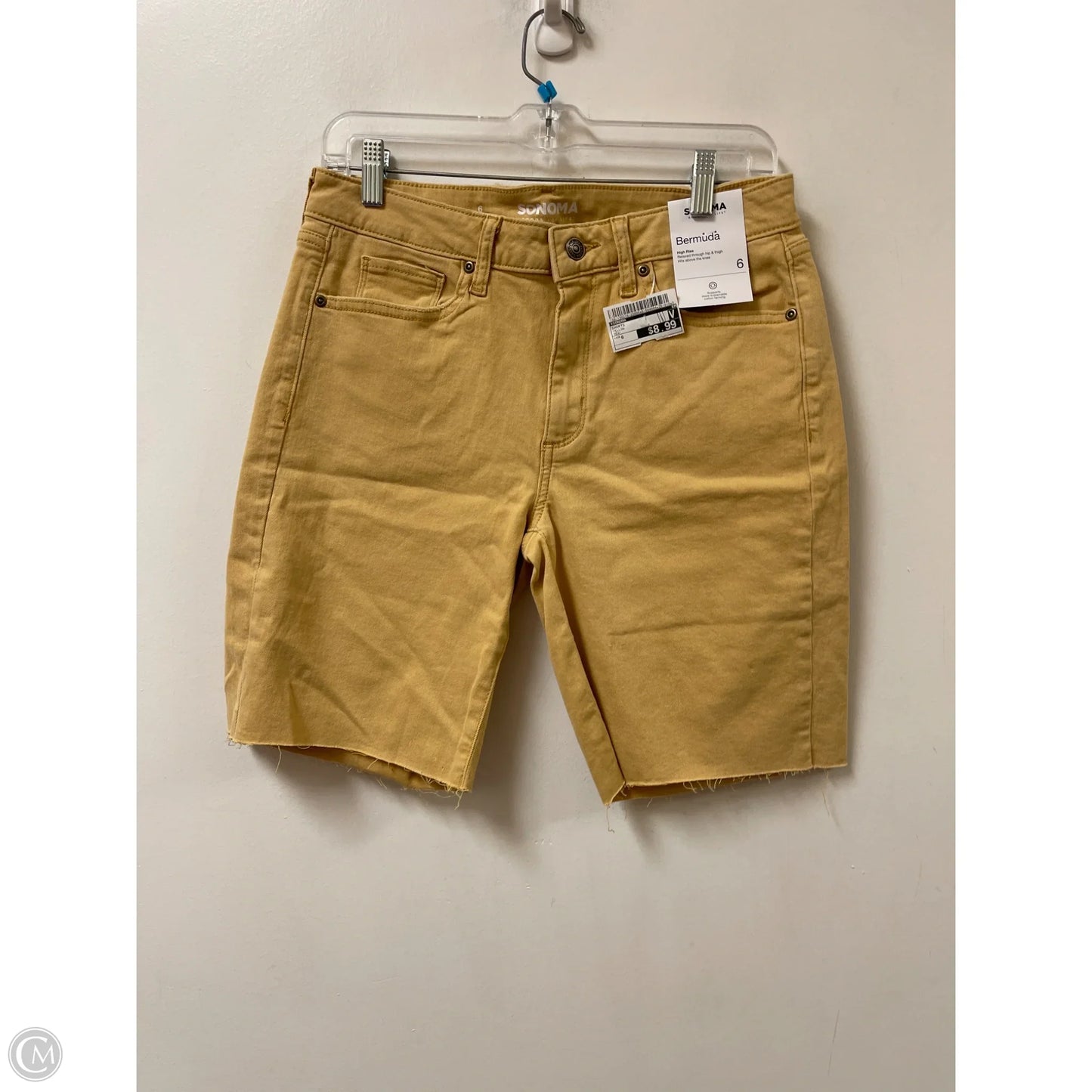 Shorts By Sonoma In Yellow, Size: 6