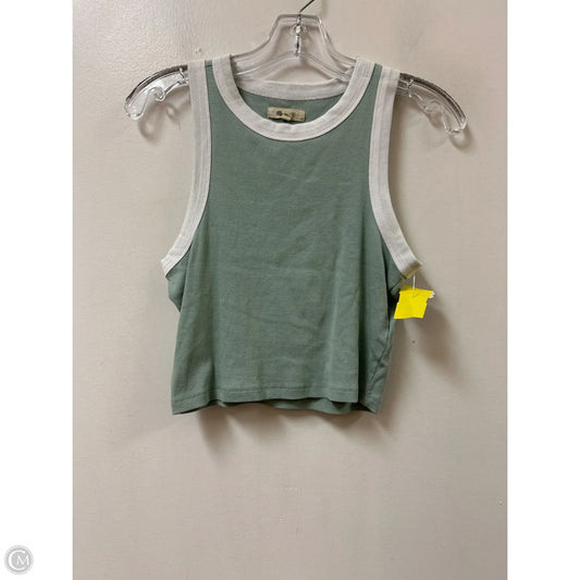Tank Top By Madewell In Green, Size: M