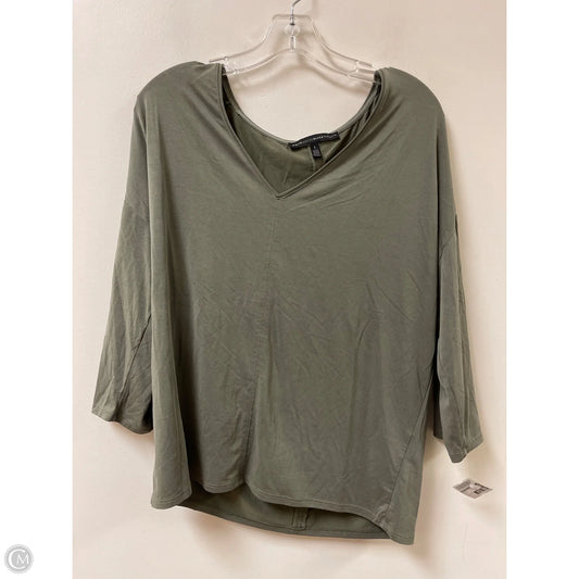 Top Long Sleeve By White House Black Market In Green, Size: L