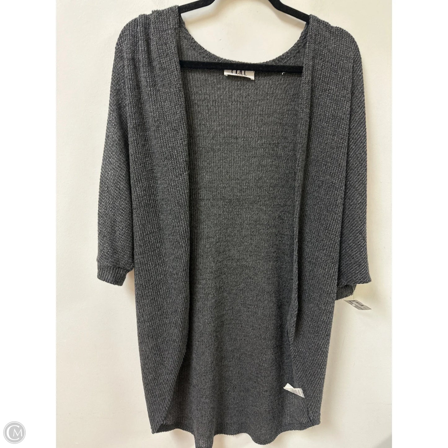 Cardigan By Clothes Mentor In Grey, Size: Osfm