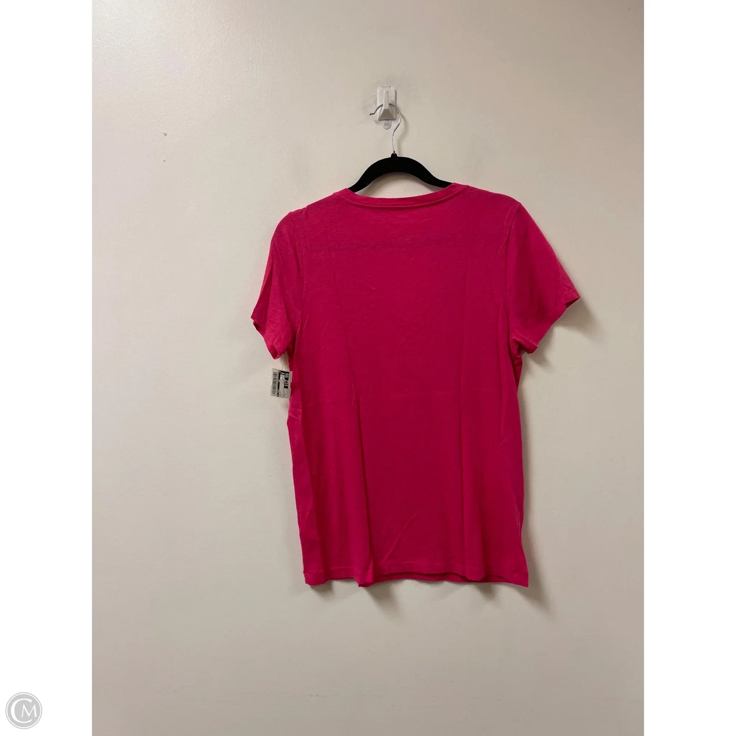 Top Short Sleeve By J. Crew In Pink, Size: L