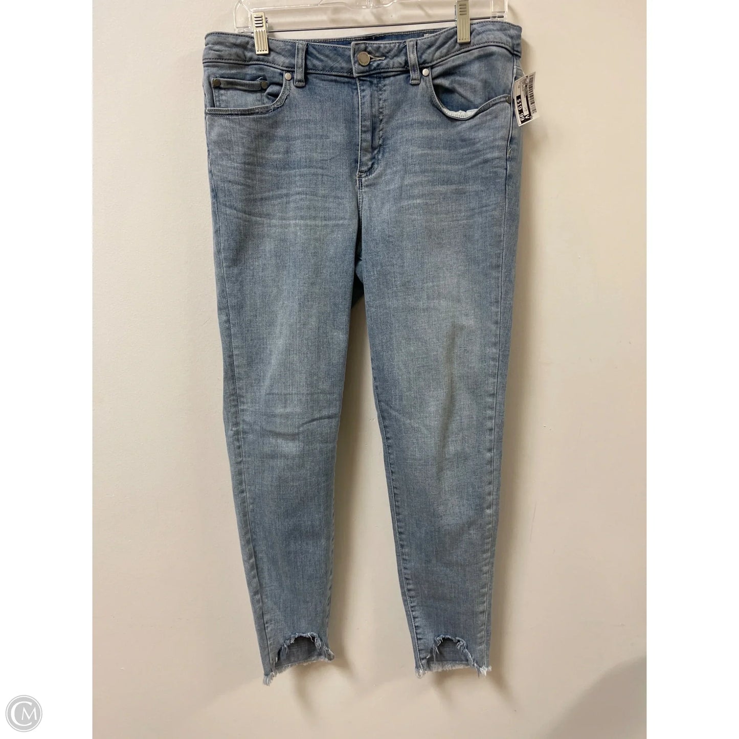 Jeans Straight By Vince Camuto In Blue Denim, Size: 12