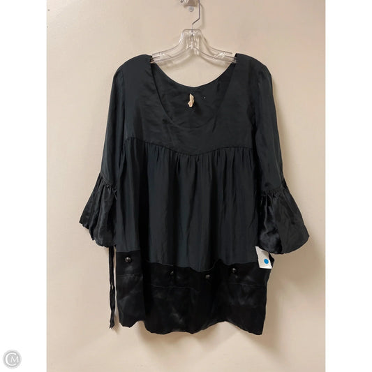 Top Long Sleeve By Clothes Mentor In Black, Size: M