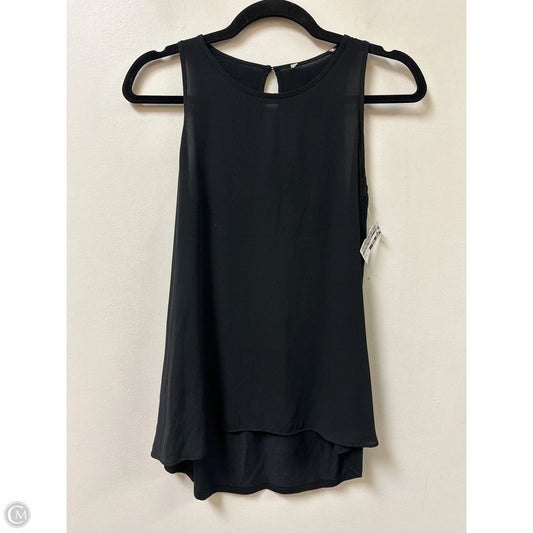 Top Sleeveless By Clothes Mentor In Black, Size: S