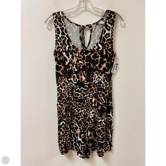 Romper By Venus In Animal Print, Size: S