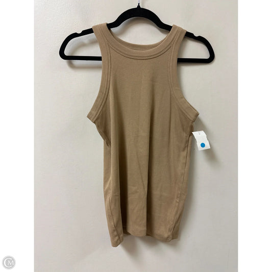 Top Sleeveless By Loft In Cream, Size: M