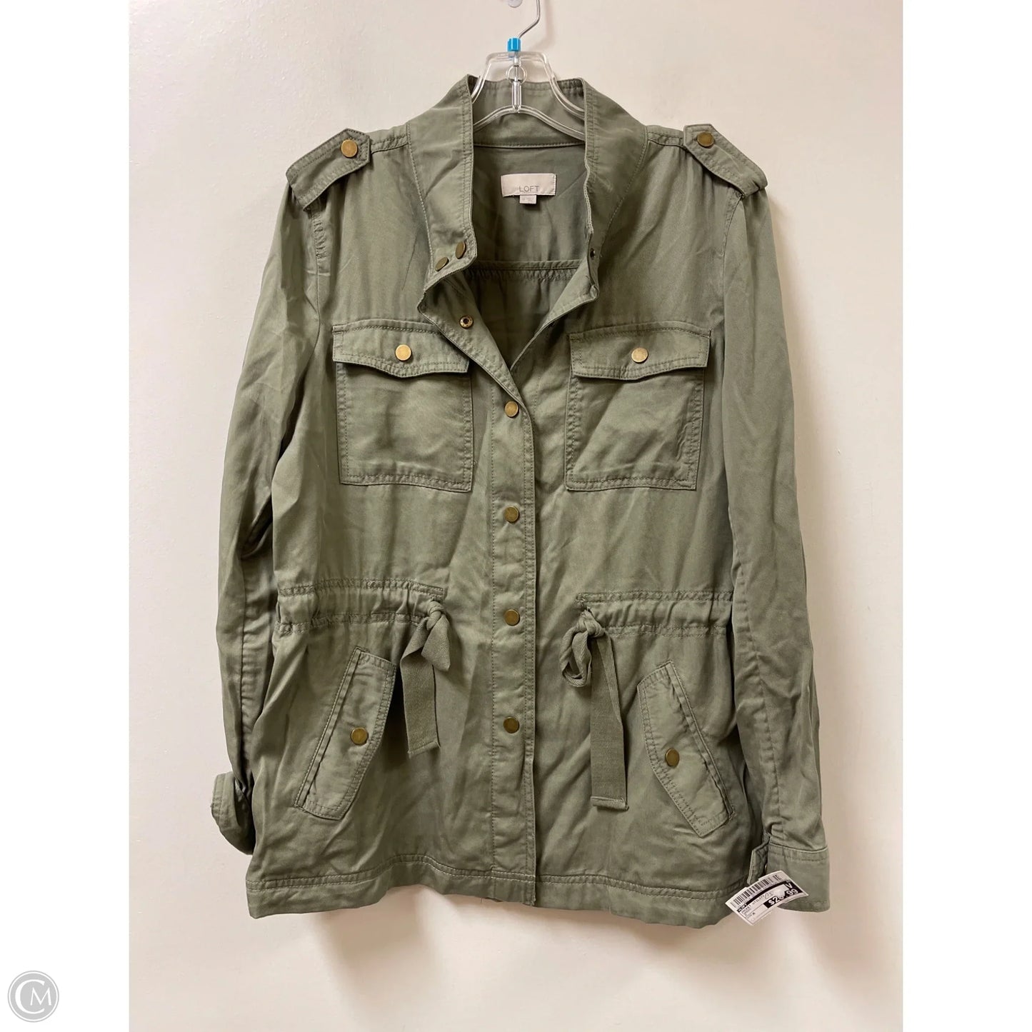 Jacket Utility By Loft In Green, Size: M