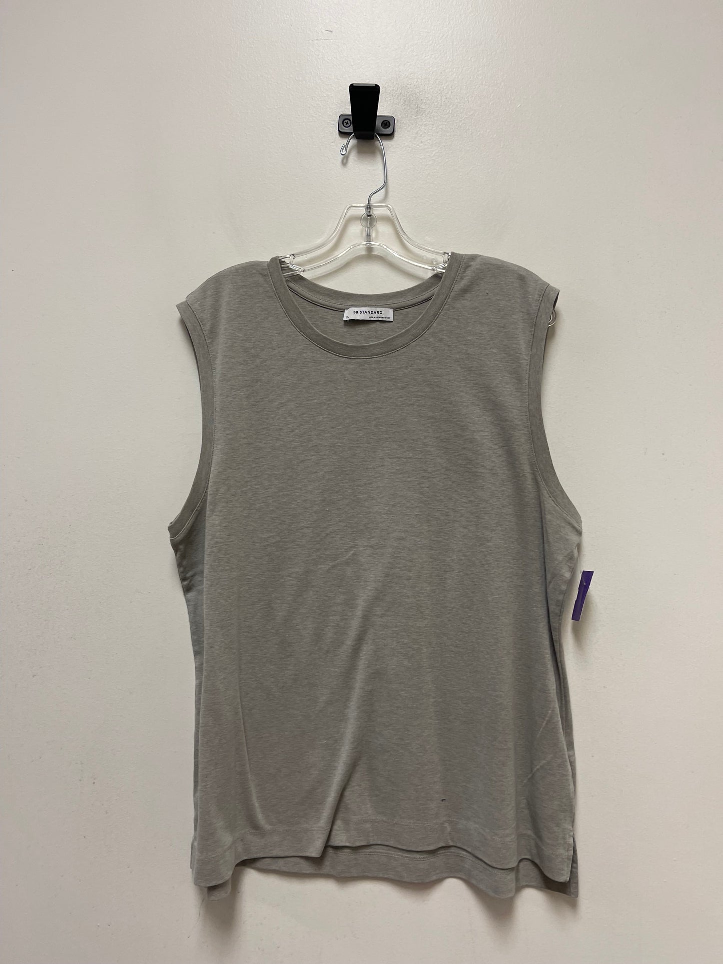 Grey Top Sleeveless Clothes Mentor, Size Xl