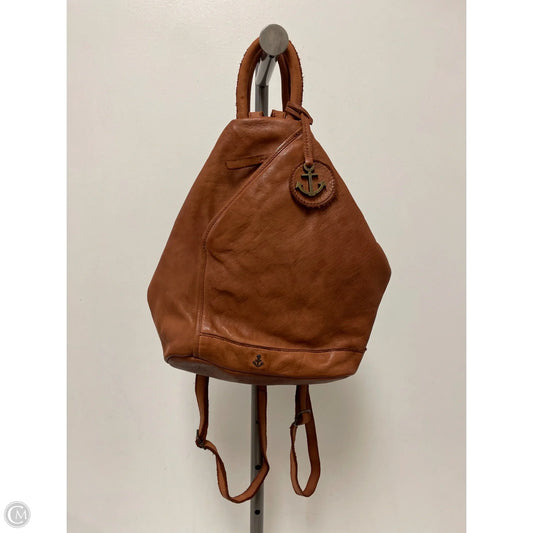 Backpack Leather By Clothes Mentor, Size: Medium