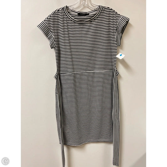 Dress Casual Midi By Clothes Mentor In Black & White, Size: S