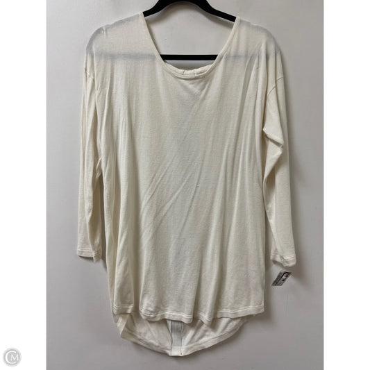 Sweater By Soft Surroundings In White, Size: M