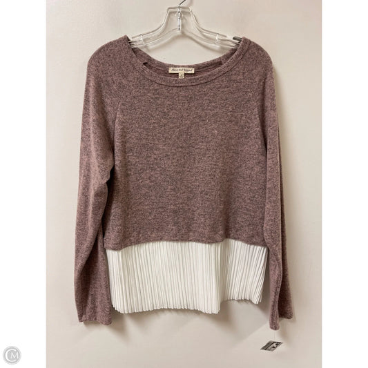Top Long Sleeve By Clothes Mentor In Pink, Size: M