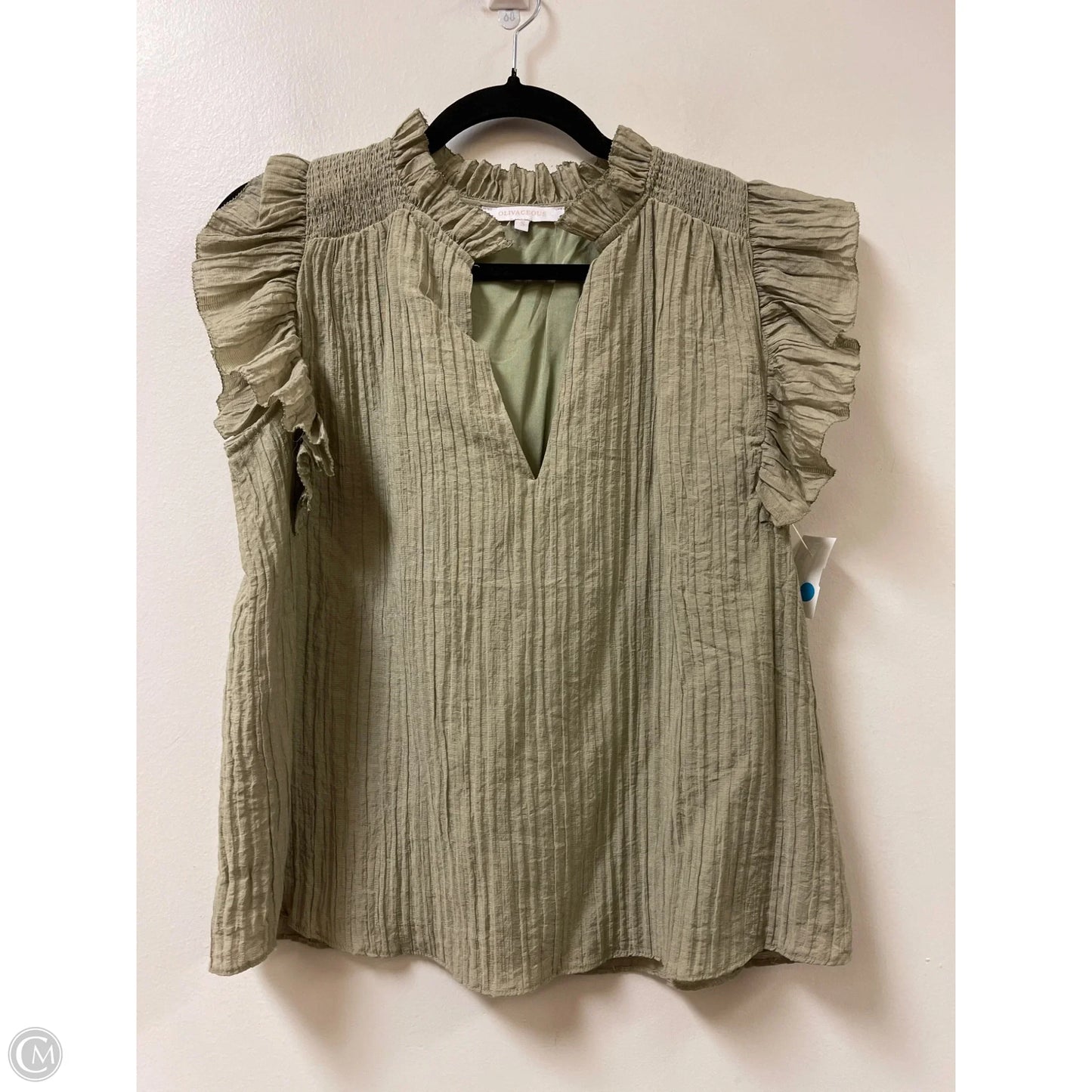 Top Short Sleeve By Olivaceous In Green, Size: S