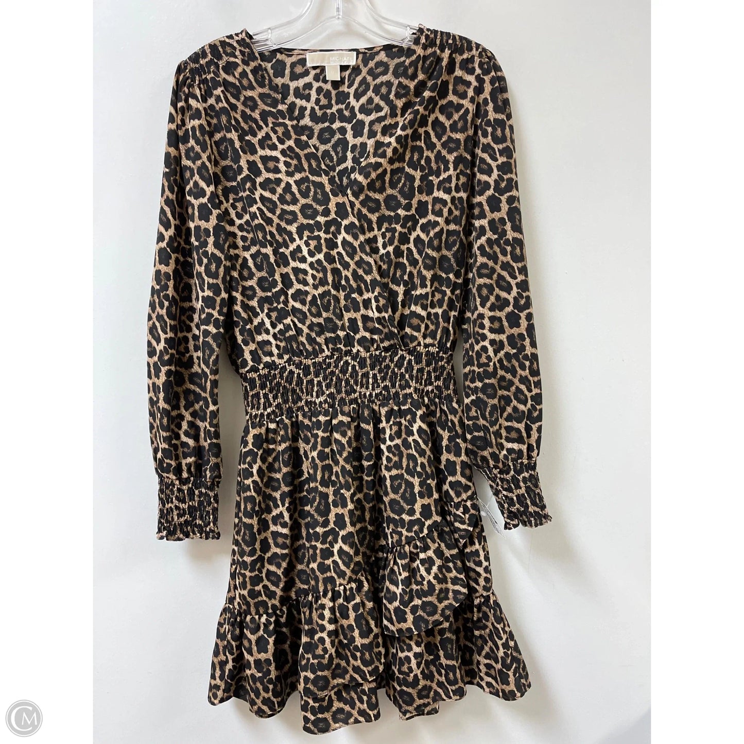 Dress Casual Midi By Michael By Michael Kors In Animal Print, Size: M