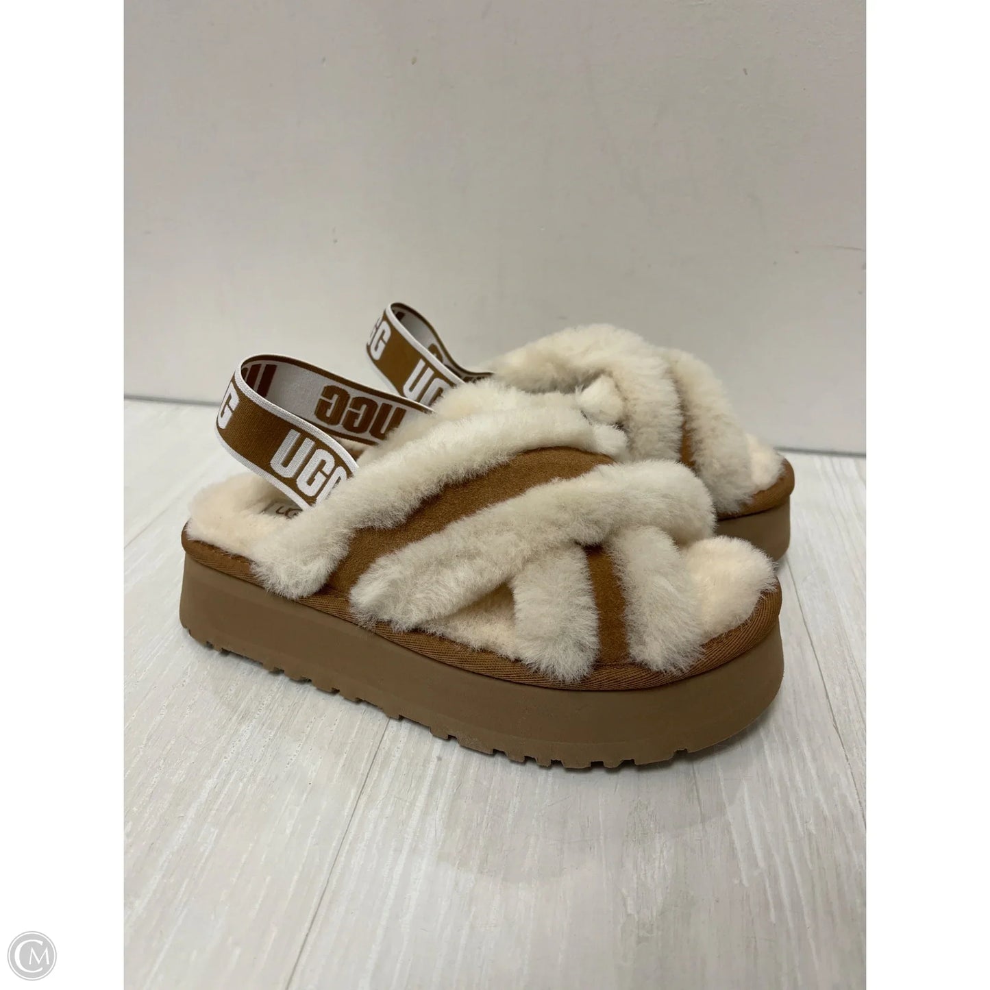 Sandals Designer By Ugg In Brown, Size: 7