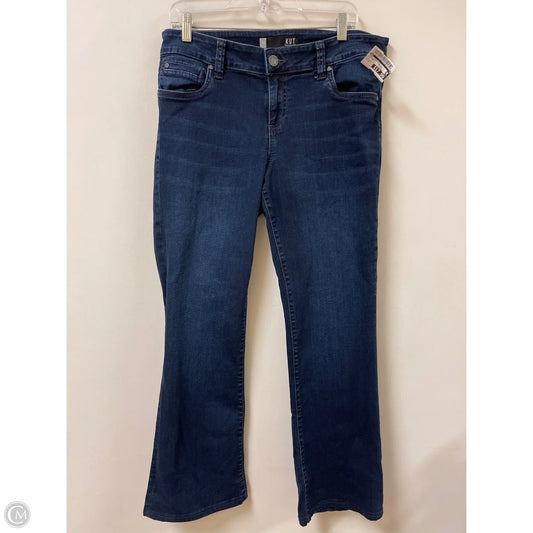 Jeans Straight By Kut In Blue Denim, Size: 12
