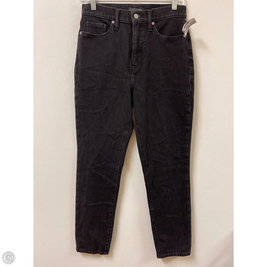 Jeans Straight By Banana Republic In Black, Size: 8