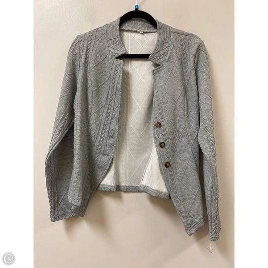 Cardigan By Clothes Mentor In Grey, Size: S