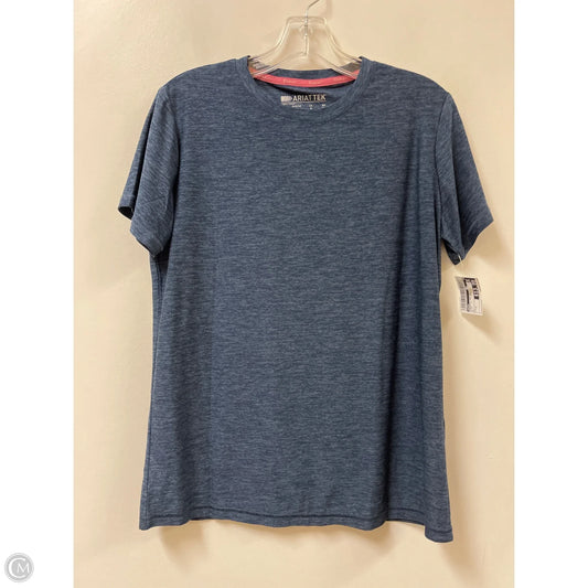 Athletic Top Short Sleeve By Ariat In Blue, Size: S