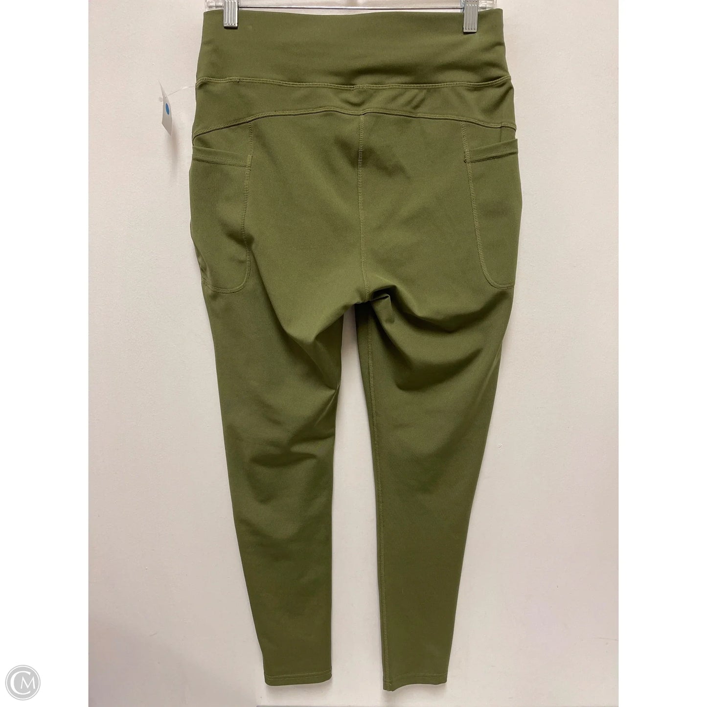 Athletic Leggings By Popfit In Green, Size: Xl