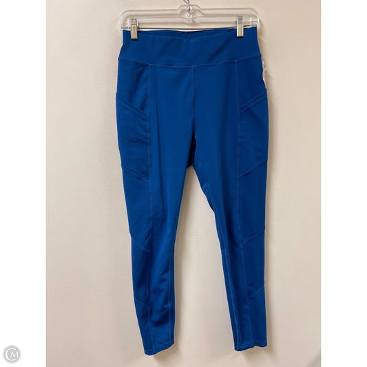 Athletic Leggings By Popfit In Blue, Size: L