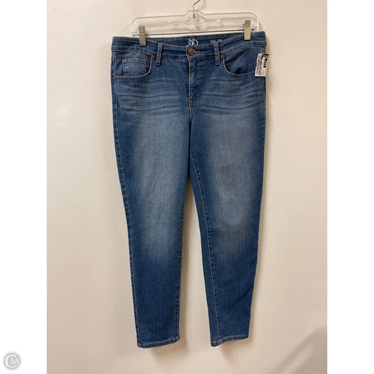 Jeans Skinny By New Directions In Blue Denim, Size: 10