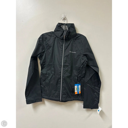 Jacket Windbreaker By Columbia In Black, Size: S