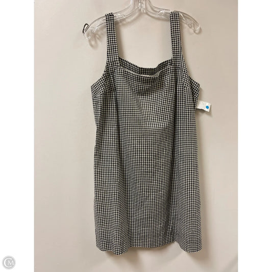 Dress Casual Midi By A New Day In Black & White, Size: L