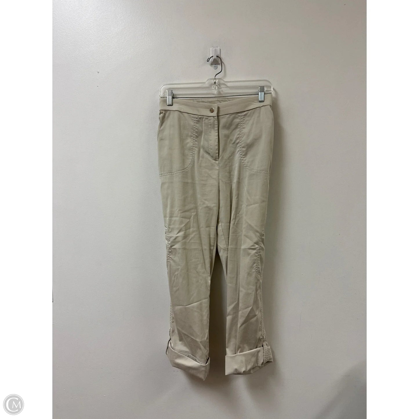 Pants Cropped By Chicos In Tan, Size: 14